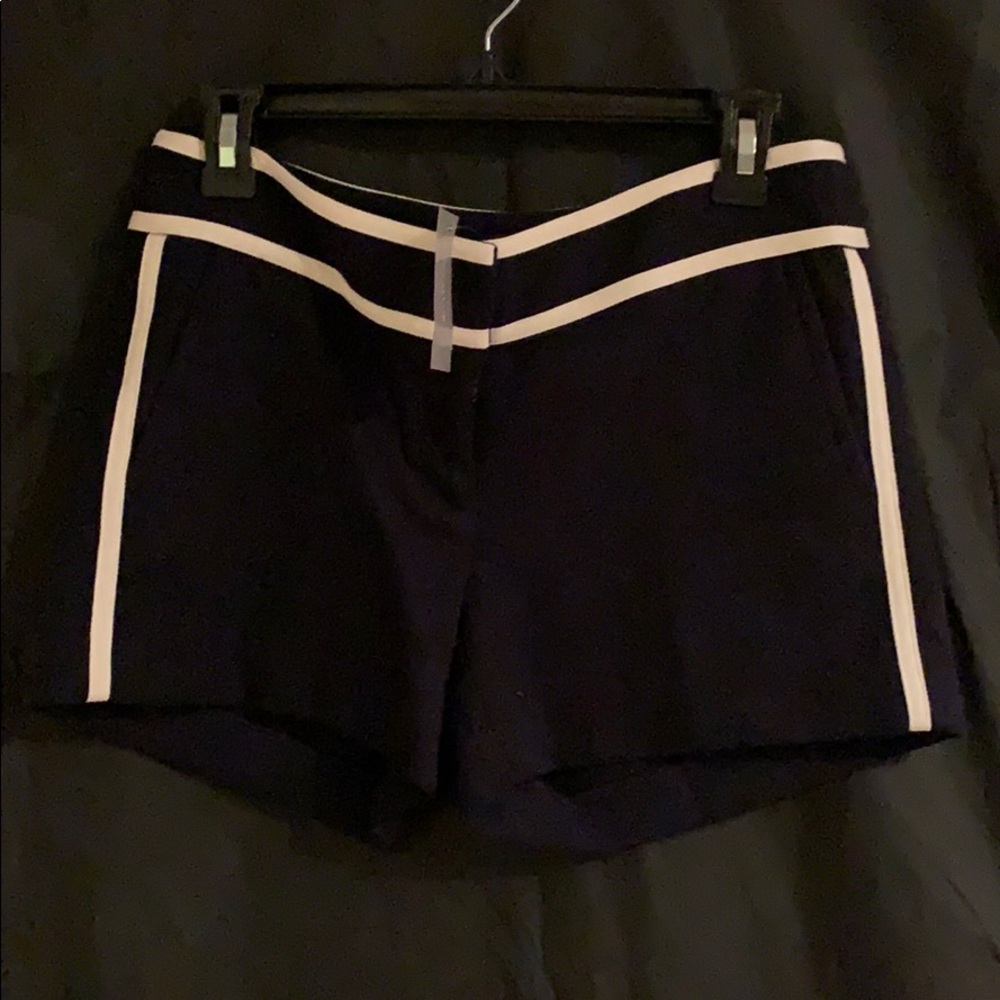 New Ann Taylor knit navy blue shorts petite size 2